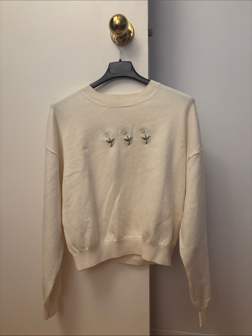 Sunday Best Soft Cream Knit Crewneck